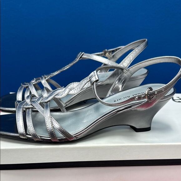 Etienne Aigner Silver Women's Sandals - Picture 2 of 7